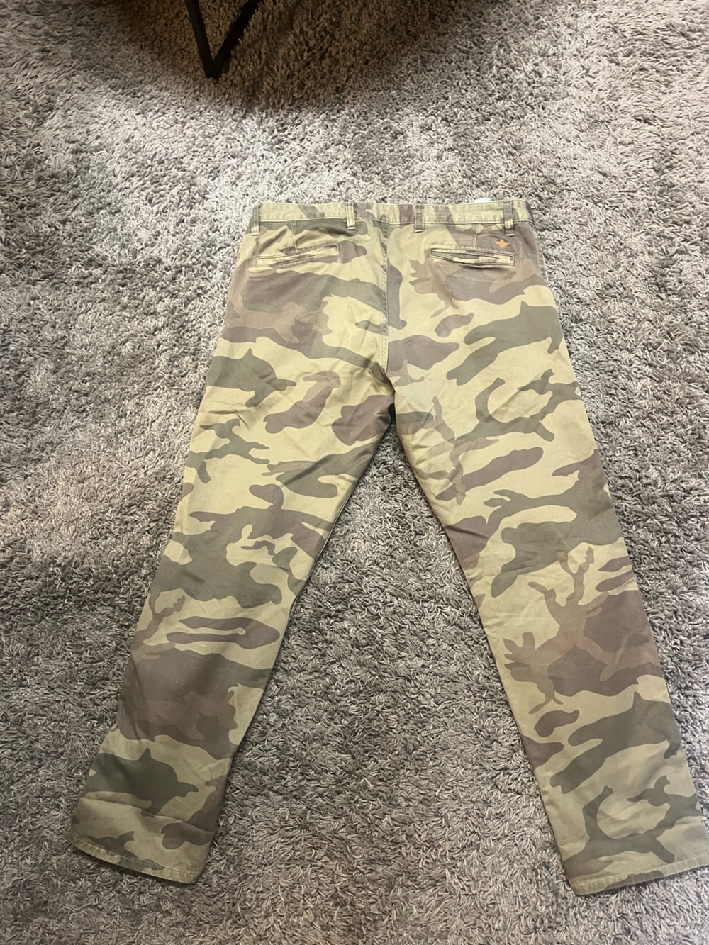 Dockers Men's Camo Chinos in Olive and Tan